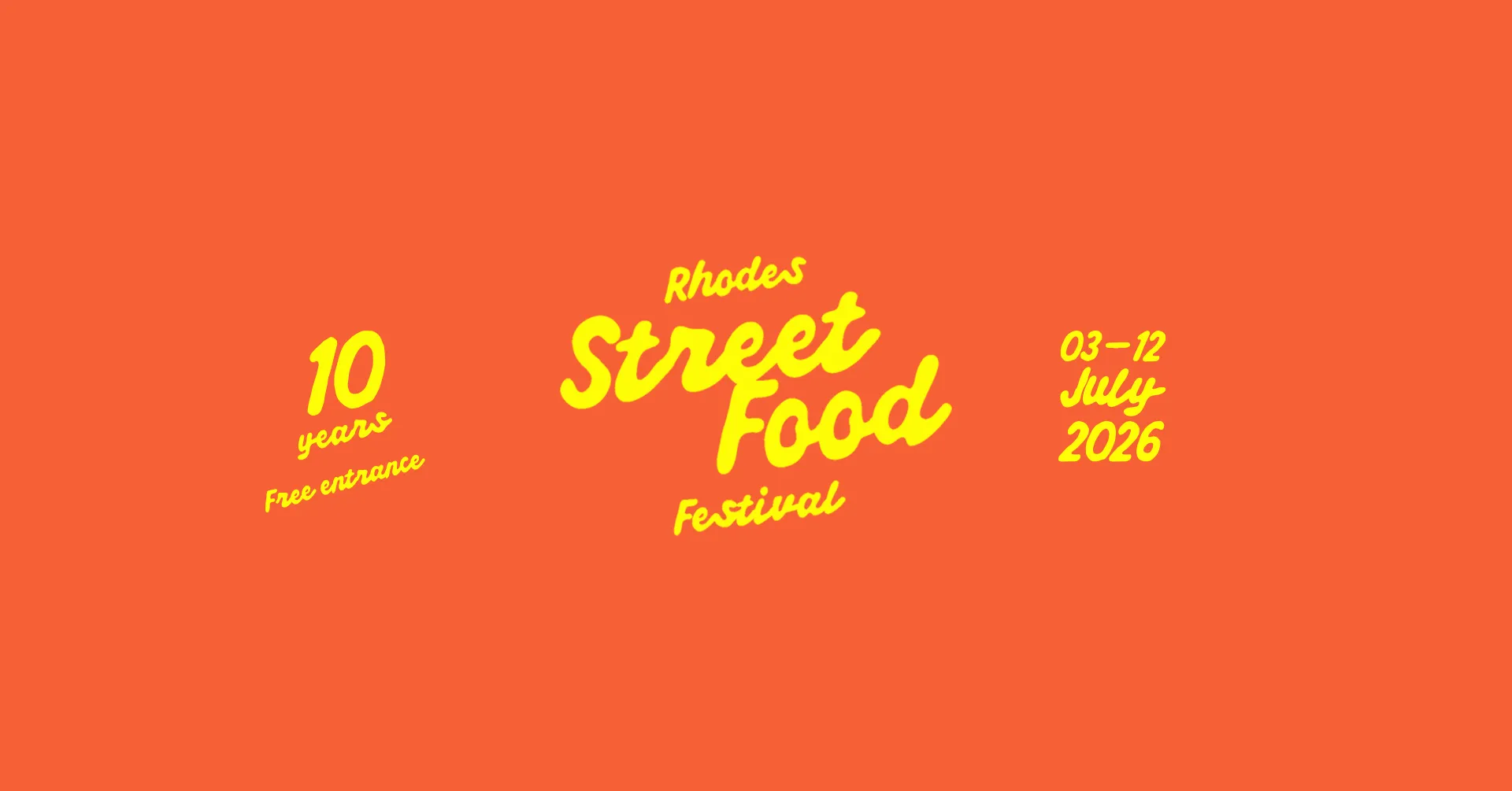 Rhodes Street Food Festival | Μανδράκι | 3-12 Ιουλίου